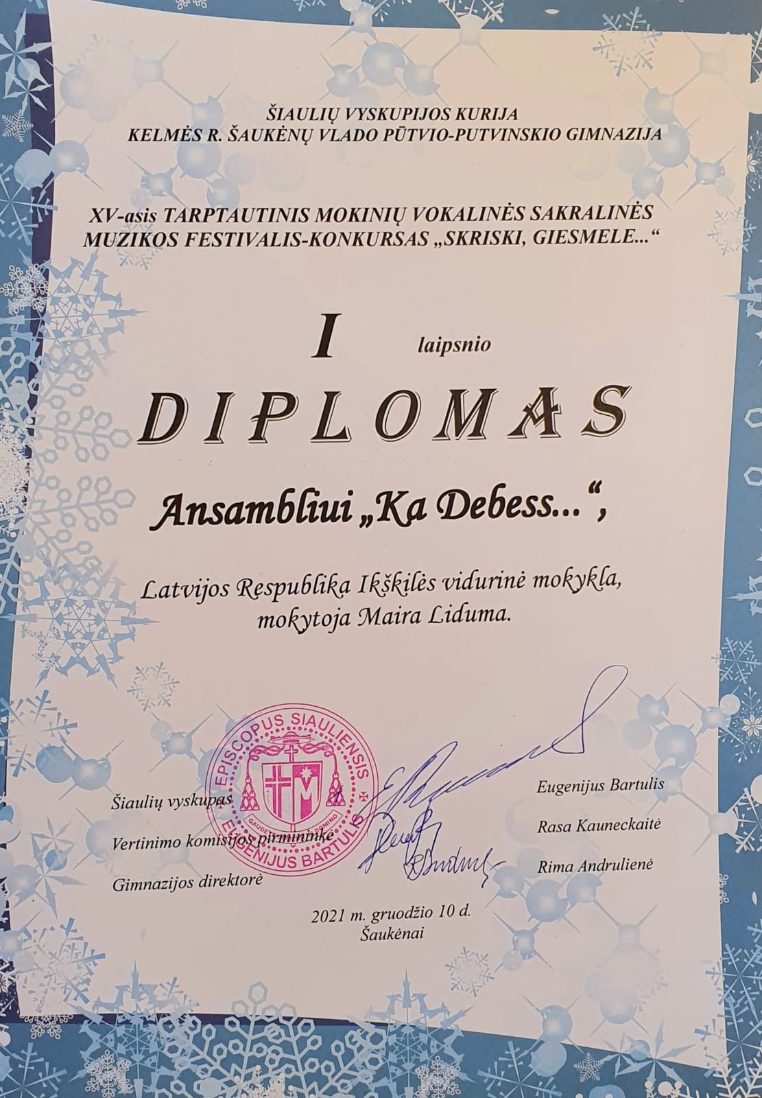 Diploms 1.vieta
