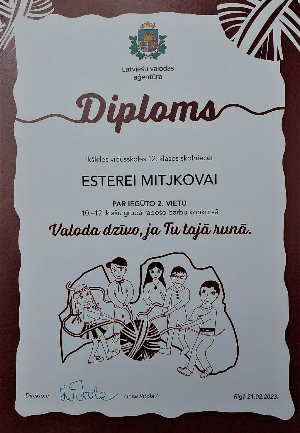 Diploms E.Mitjkovai