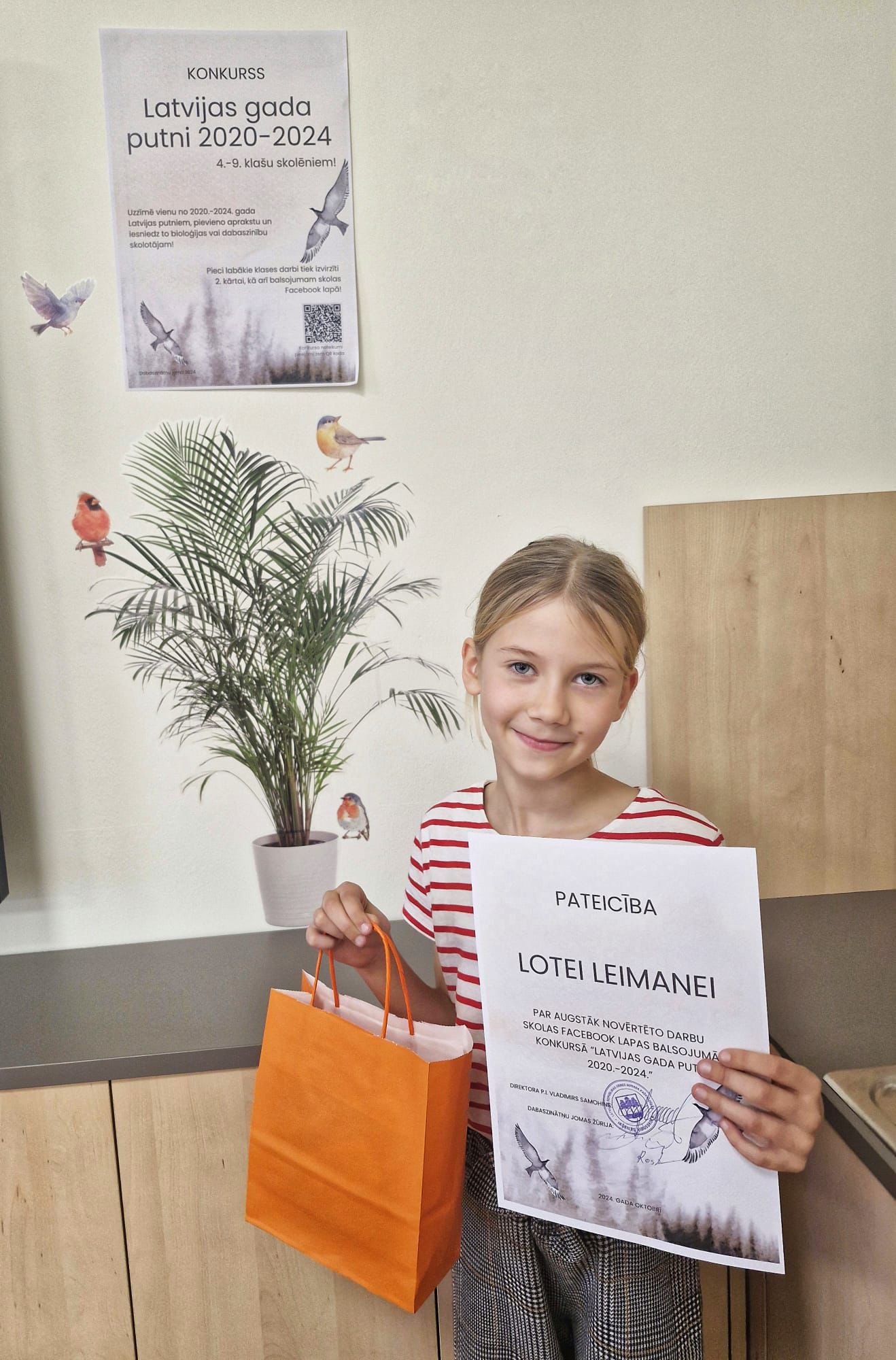 Lote Leimane FB uzvarētājs