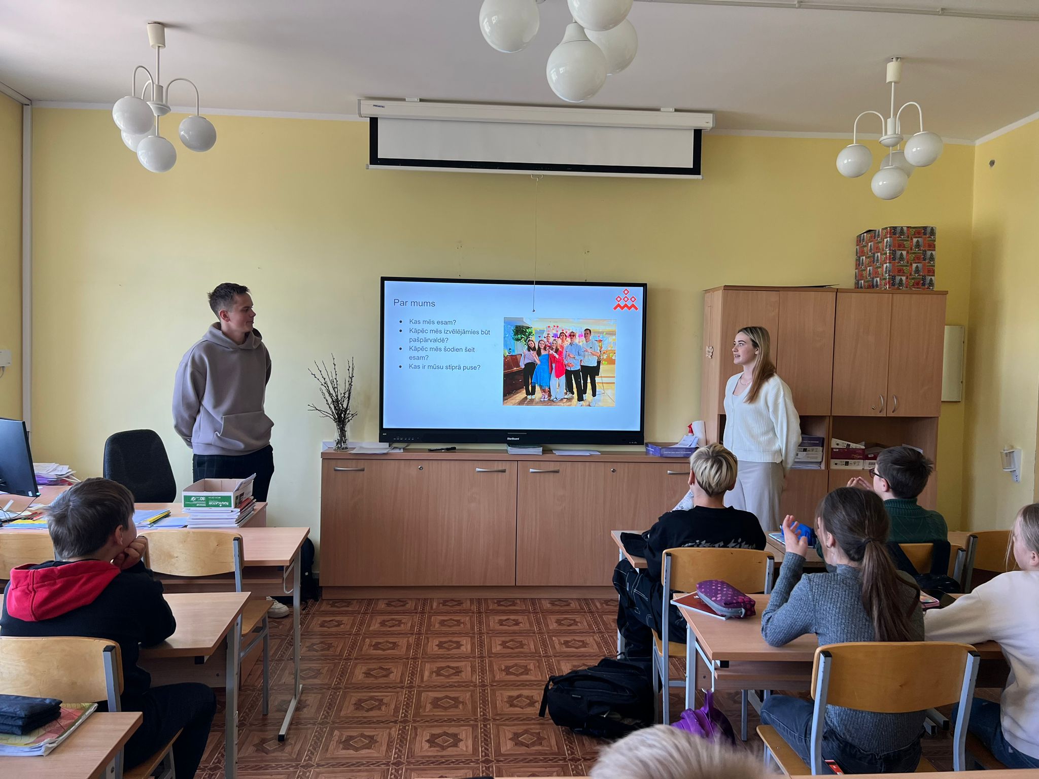 Skolēnu pašpārvalde pie 5.klasēm